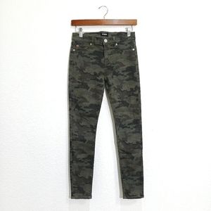 Hudson Nico Mid Rise Ankle Jean  in Camo